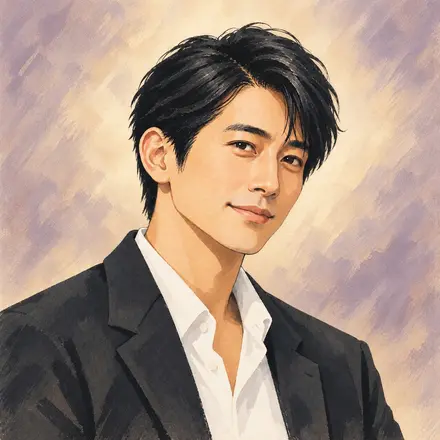 Illustrated portrait of Bobby Chawin
